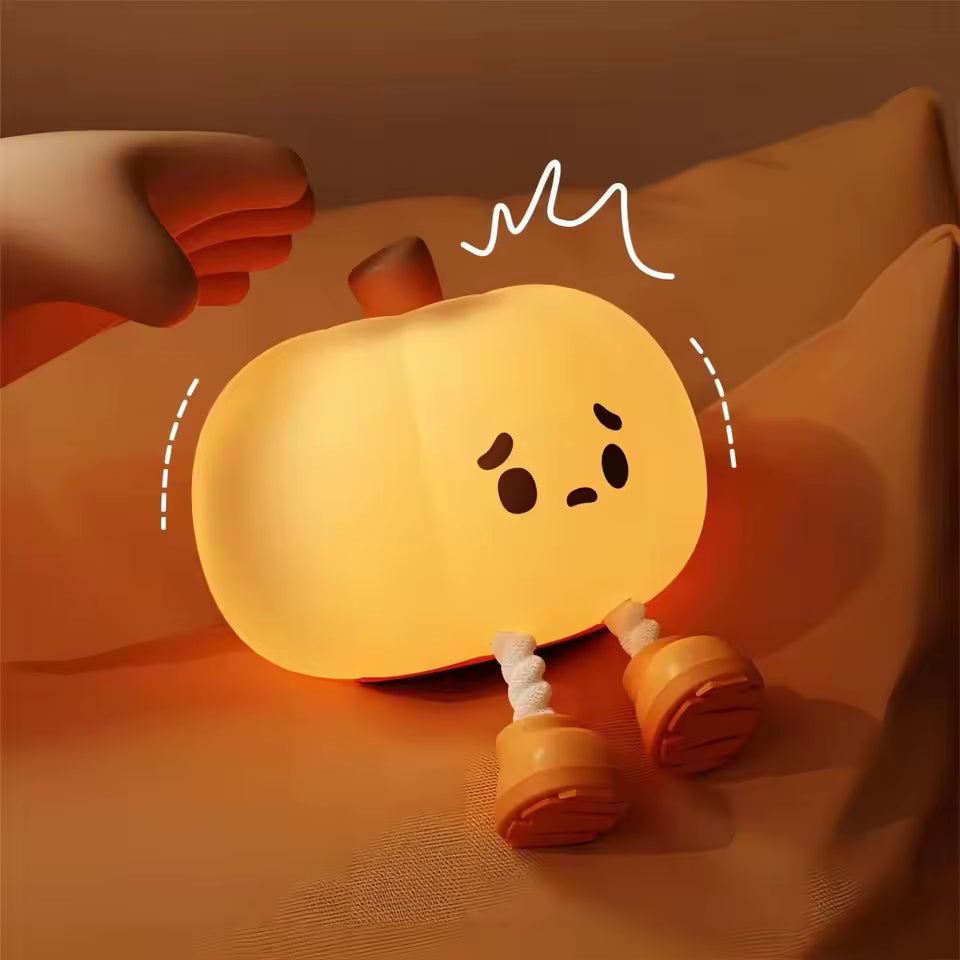 Veilleuse Halloween Mignonne en Silicone – Lampe LED Tactile Rechargeable