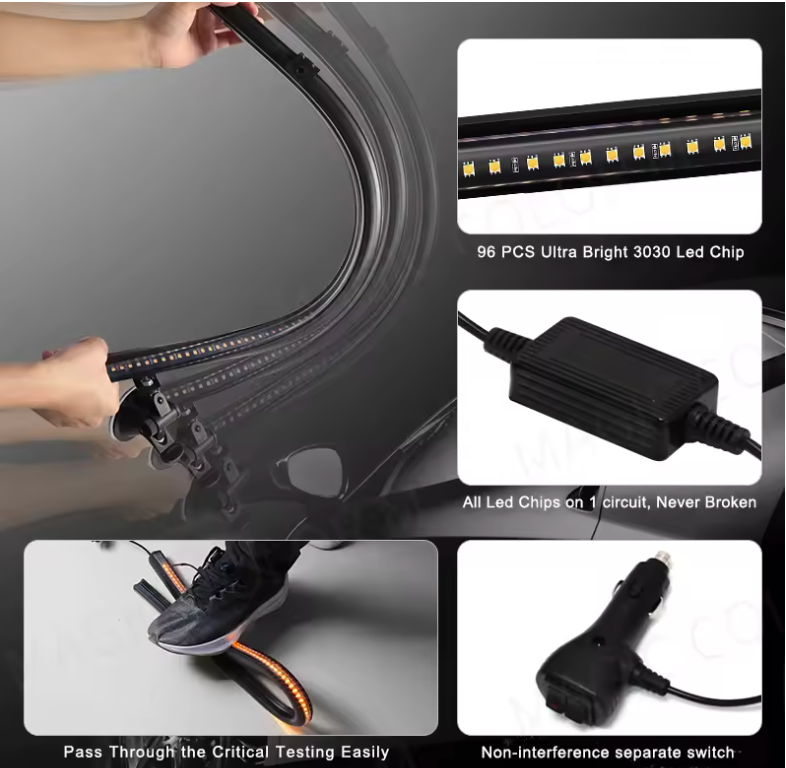 Lampe de Signalisation d’Urgence 96 LED – Stroboscopique pour Véhicule