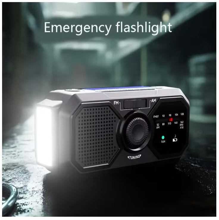 Radio Solaire Portable & Kit d’Urgence – Dynamo AM/FM avec Chargeur USB