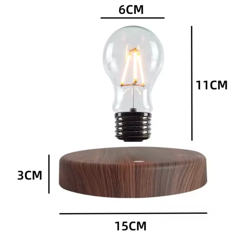 Lampe à Lévitation Magnétique – Ampoule LED Flottante au Design Innovant