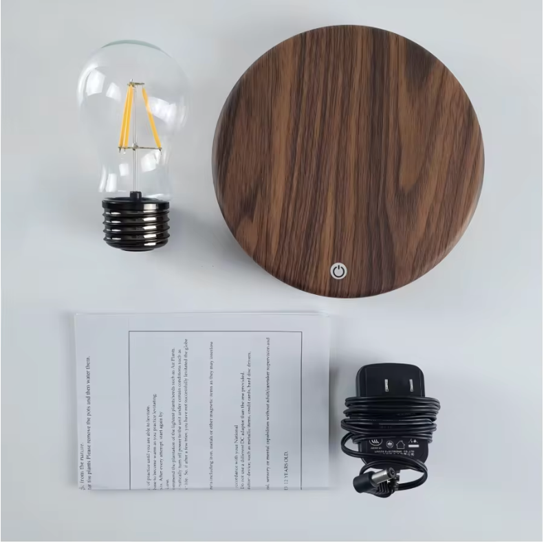 Lampe à Lévitation Magnétique – Ampoule LED Flottante au Design Innovant