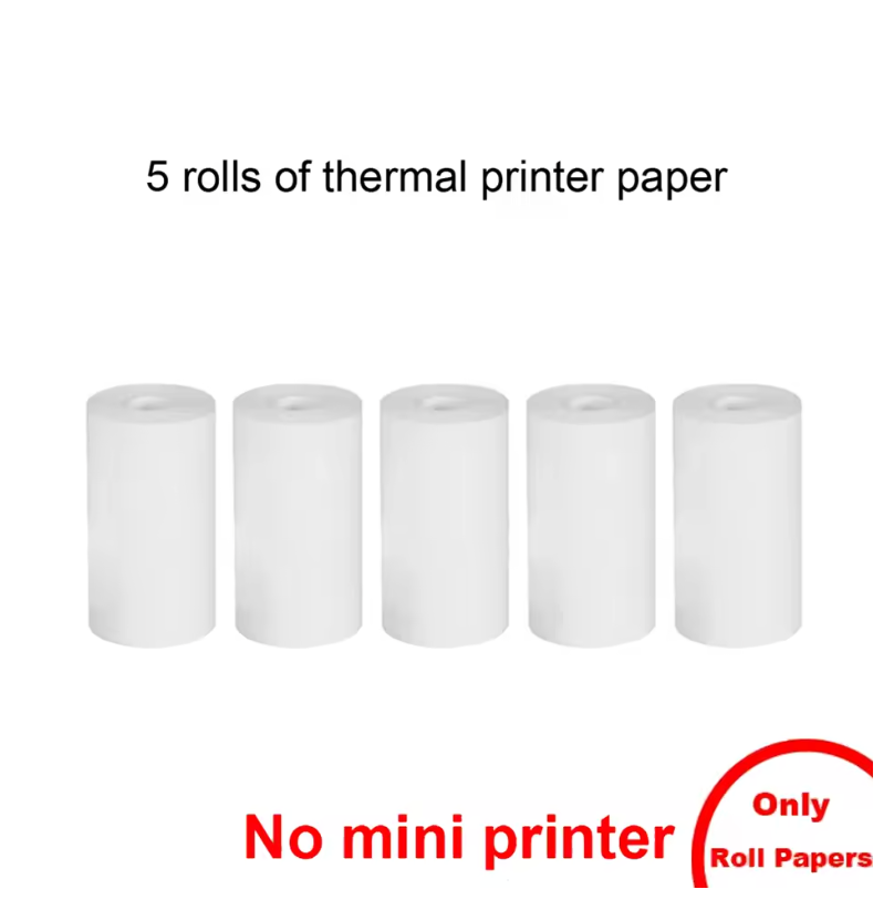 Mini Imprimante Thermique Portable – Impression Sans Encre, Rapide et Efficace
