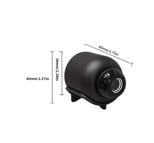 Caméra Mini X5 1080P WiFi – Vision Nocturne HD & Détection de Mouvement