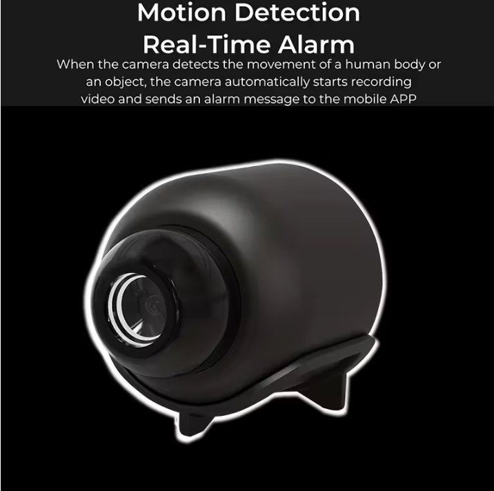 Caméra Mini X5 1080P WiFi – Vision Nocturne HD & Détection de Mouvement