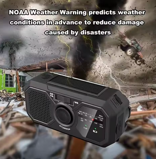Radio Solaire Portable & Kit d’Urgence – Dynamo AM/FM avec Chargeur USB