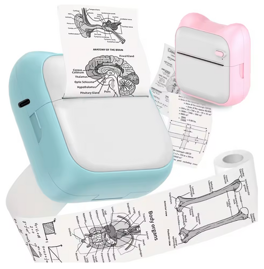 Mini Imprimante Thermique Portable – Impression Sans Encre, Rapide et Efficace